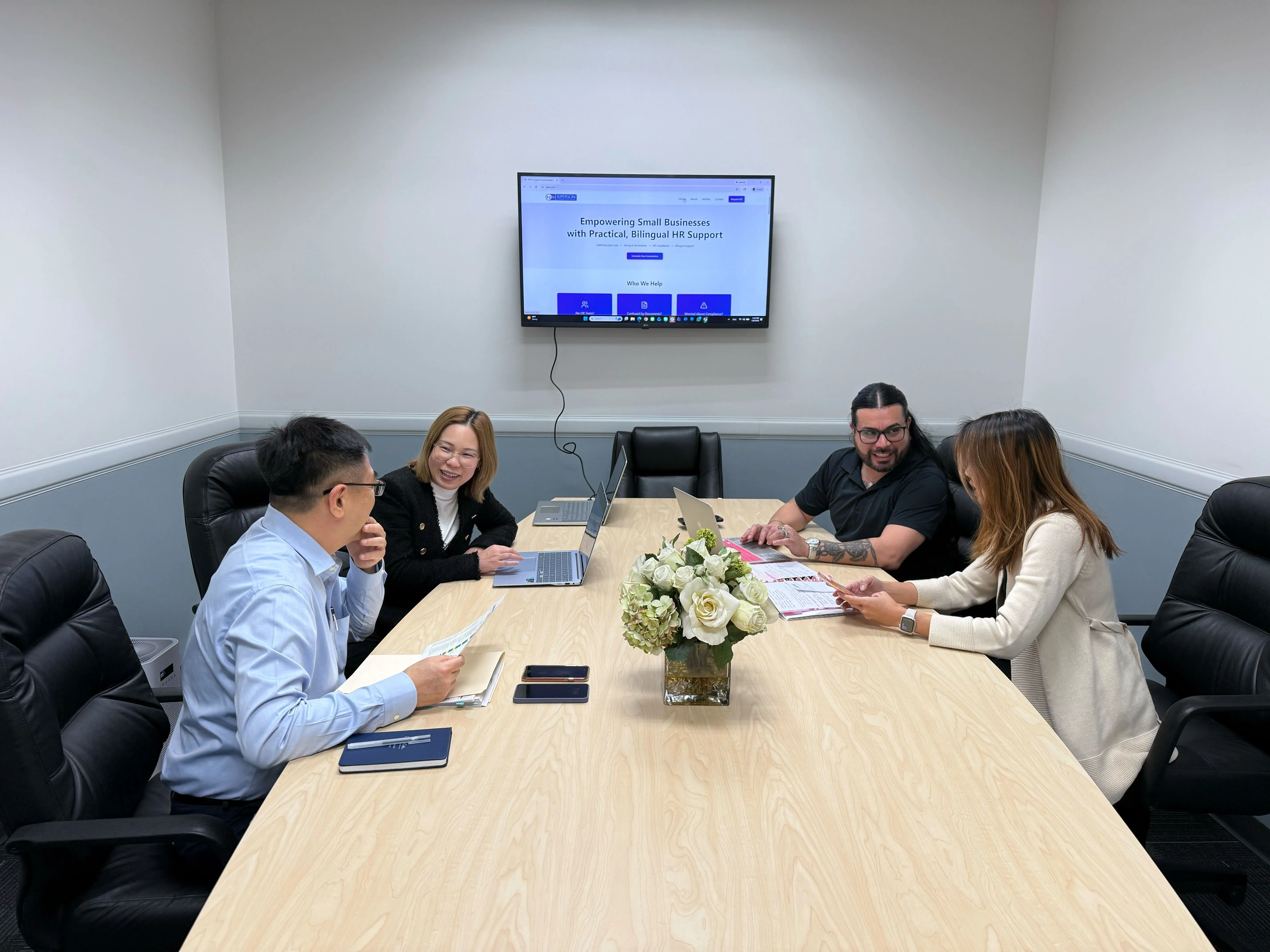 KPHR team inside their office